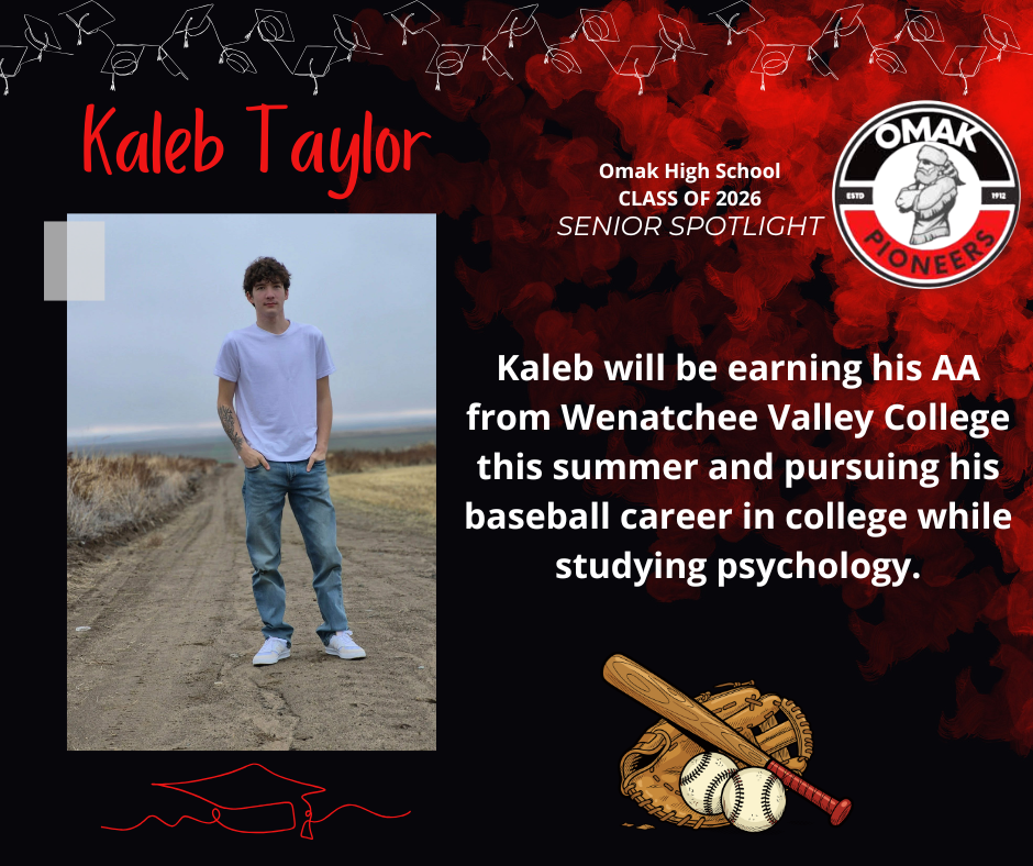 2026 - Senior Spotlight - Kaleb Taylor