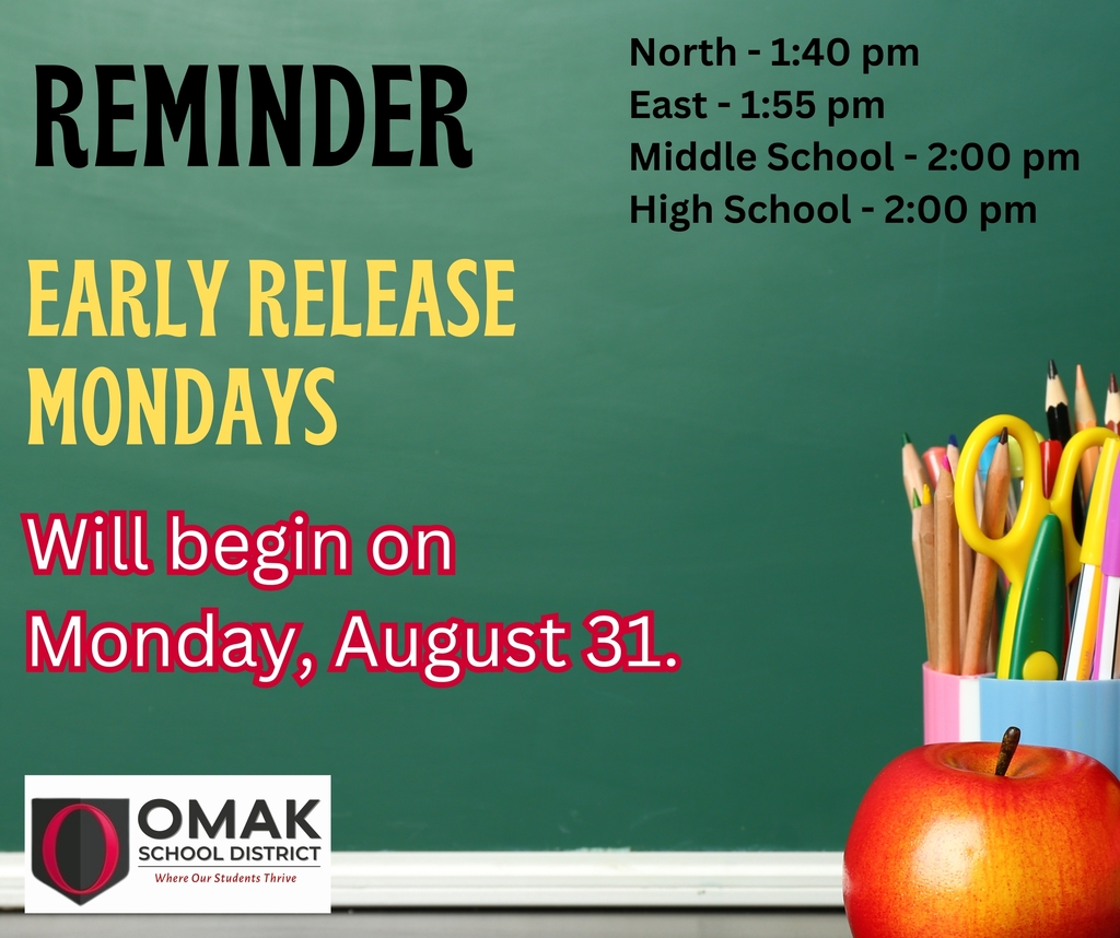 Early Release Mondays.