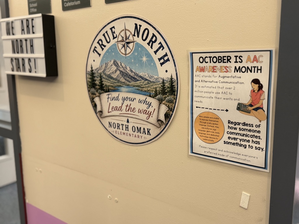 Various posters & visuals are displayed throughout North Omak Elementary. 