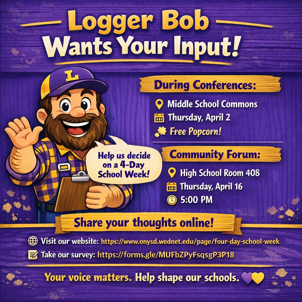 Logger Bob Wants your Input!