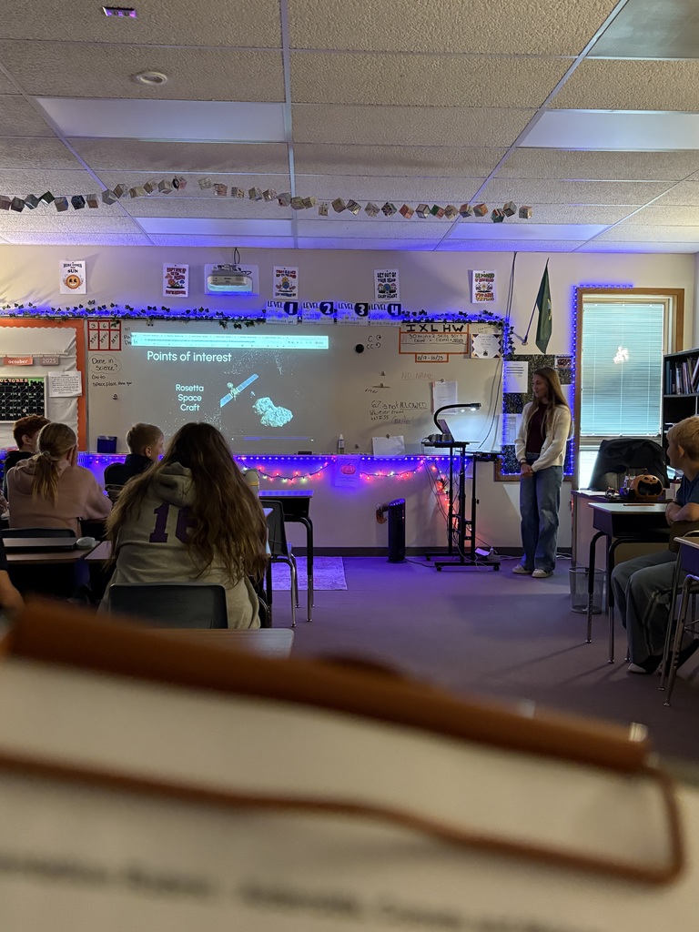 Middle school science presentation