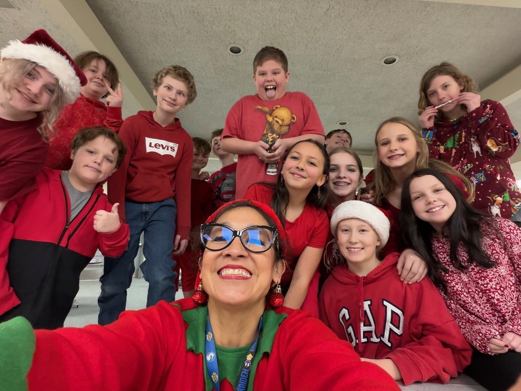 Mrs. Richardson and 6th graders