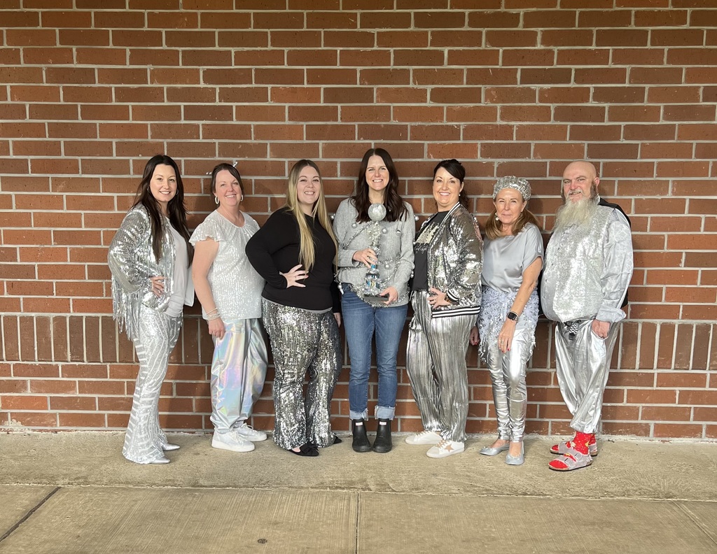 EMS office crew the unofficial color war winners!