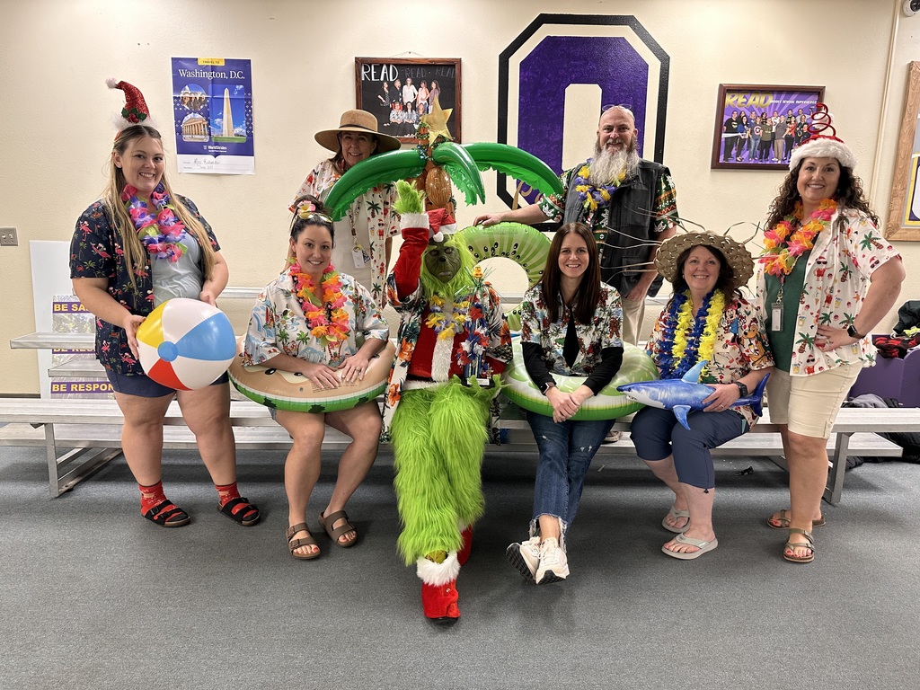 EMS office crew the unofficial Christmas in Hawaii winners!