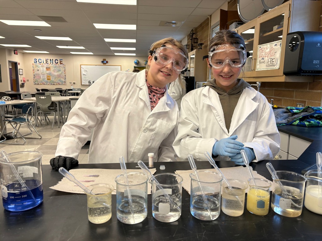 Hi cap students participating in chemistry experiments