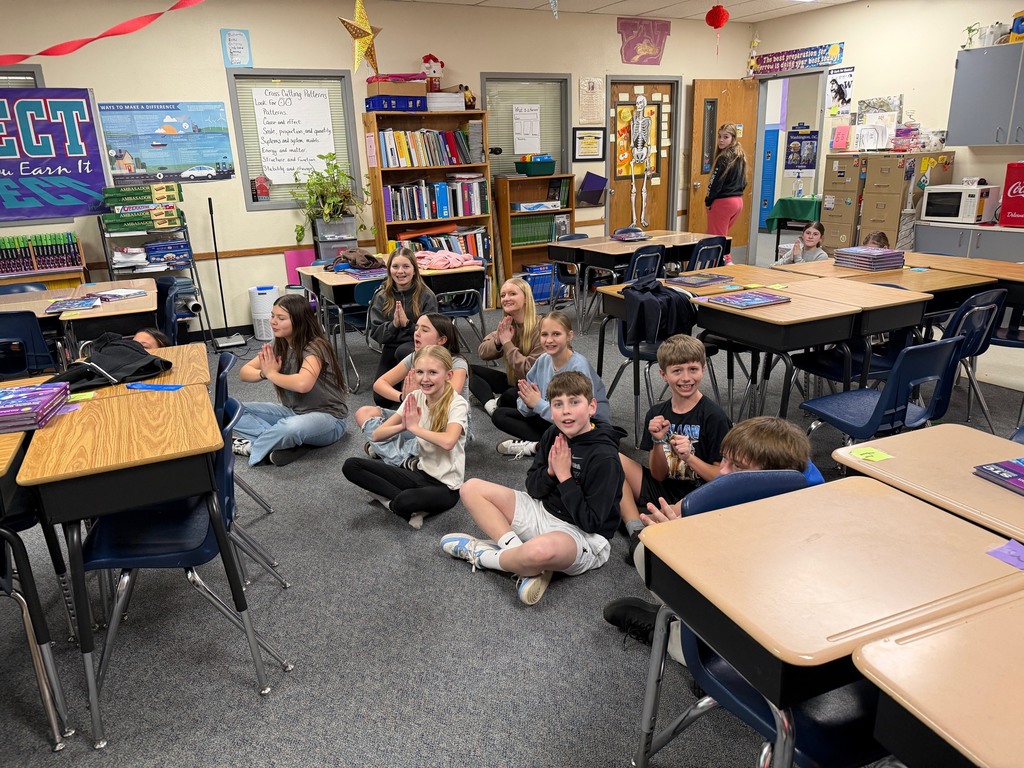 Yoga with middle school