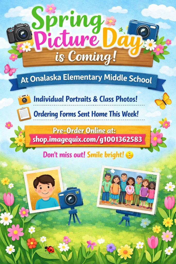 Spring Picture Day flyer design