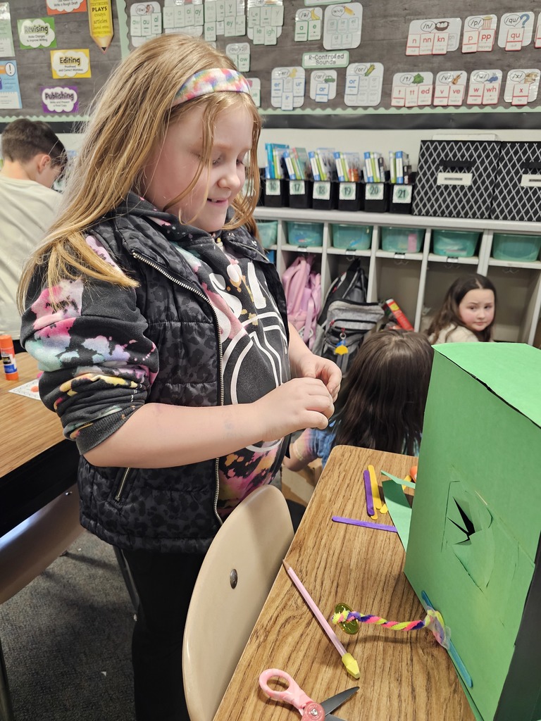 Students building and testing leprechaun traps