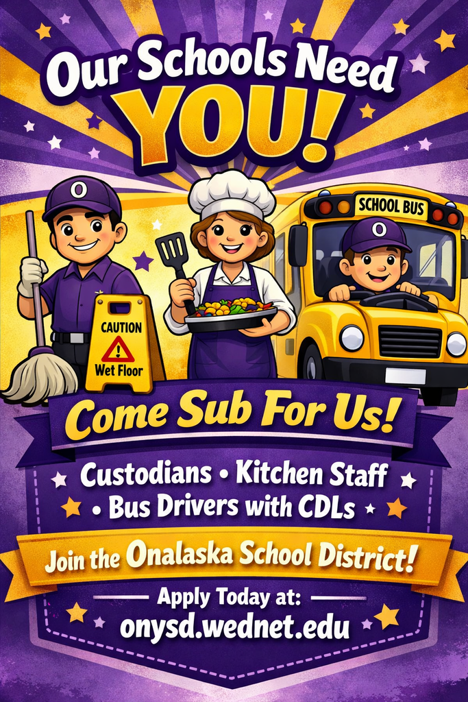 Flyer for hiring subs