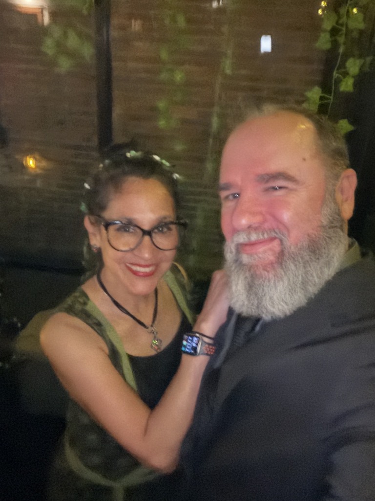 Mr. and Mrs. Richardson chaperoning prom.