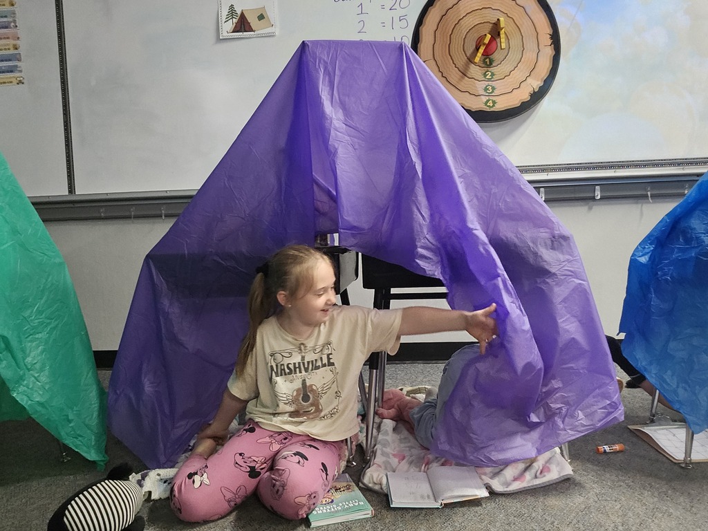 ๐๏ธ๐โจ Camp Read-A-Lot was a huge success in 2nd Grade! โจ๐๐๏ธ On Friday, our 2nd grade students enjoyed their annual Camp Read-A-Lot right in their classrooms. Students came dressed in cozy pajamas and brought along their favorite stuffed animals and blankets for a day full of learning and fun! ๐งธ๐๏ธ๐ Throughout the day, students participated in exciting camp-themed activities, including flashlight reading ๐ฆ๐, enjoying a delicious s'mores snack ๐ซ๐ฅ, and taking a math walk around the room to solve problems ๐งฎ๐ถโโ๏ธ๐ถโโ๏ธ. Thank you to Mrs. Roxanne Smith for sharing these wonderful photos from such an exciting day. We love seeing our students engaged, learning, and making special memories together! ๐ฒโบโค๏ธ #OnalaskaProud #CampReadALot #SecondGradeFun #LearningAdventure #WildcatReaders ๐๐๏ธ๐พ