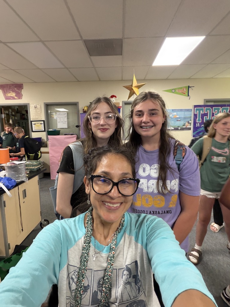 Mrs. Richardson and students