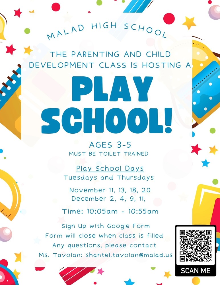 play school flyer