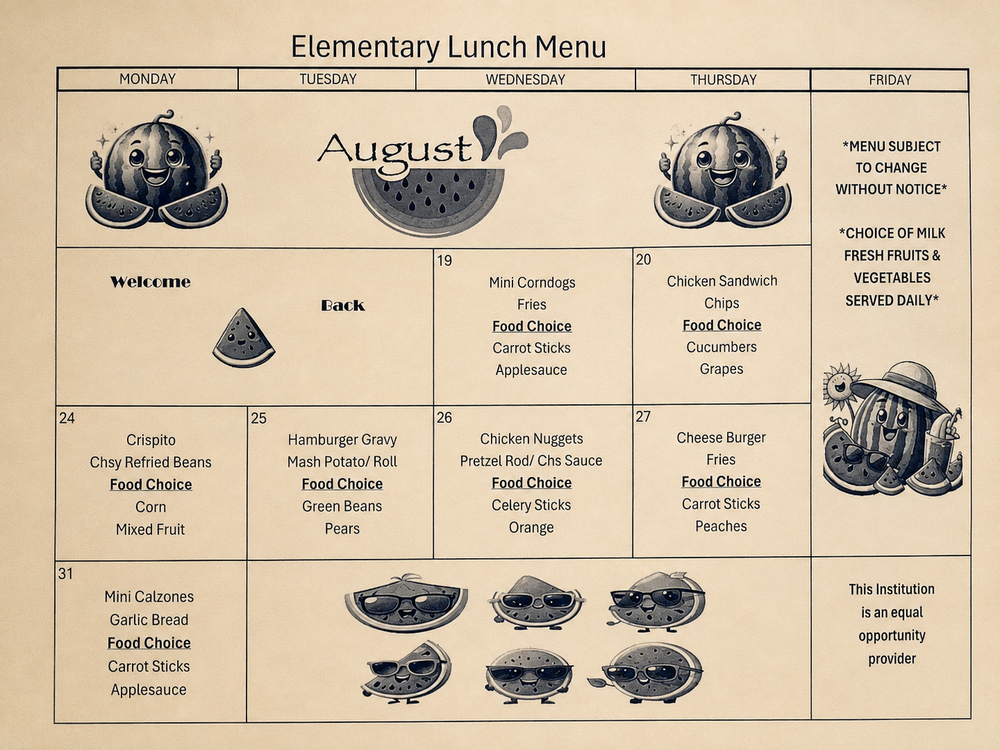 August Lunch
