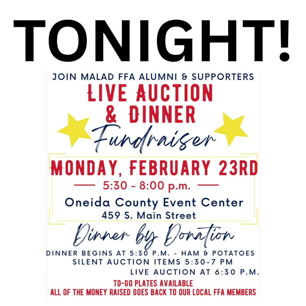 FFA Banquet - Tonight