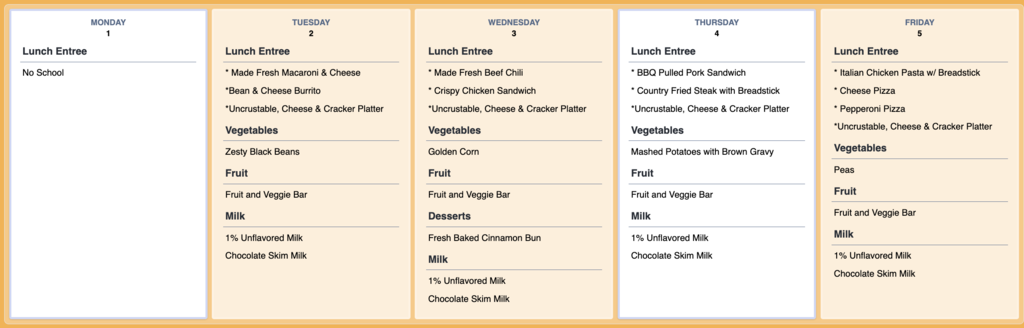 Menu 2