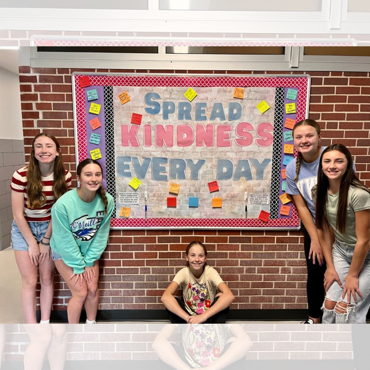 Spread kindness bulletin board photo