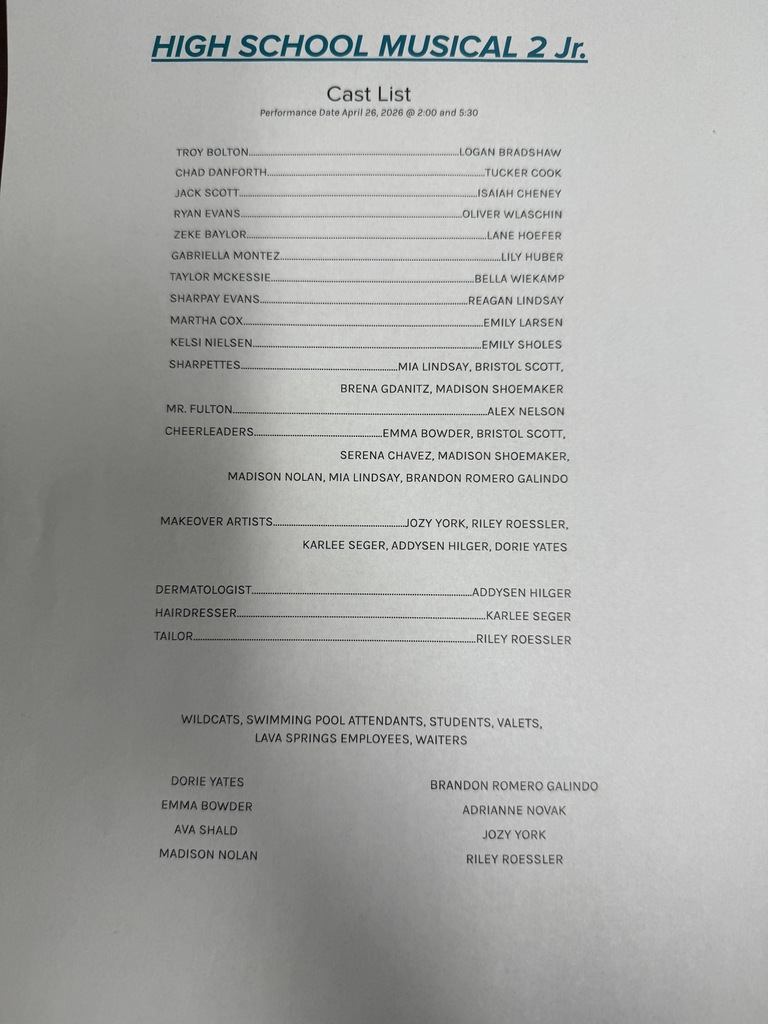 cast list