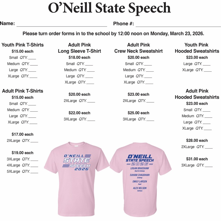 state speech shirts