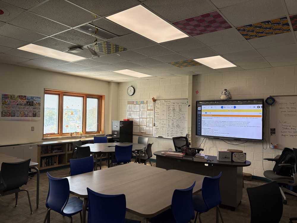 Upgraded classroom facilities at OCS.