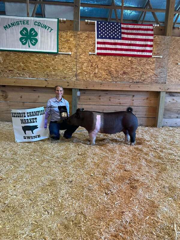 Junior Emma Bradford also entered into this year's 4-H fair!