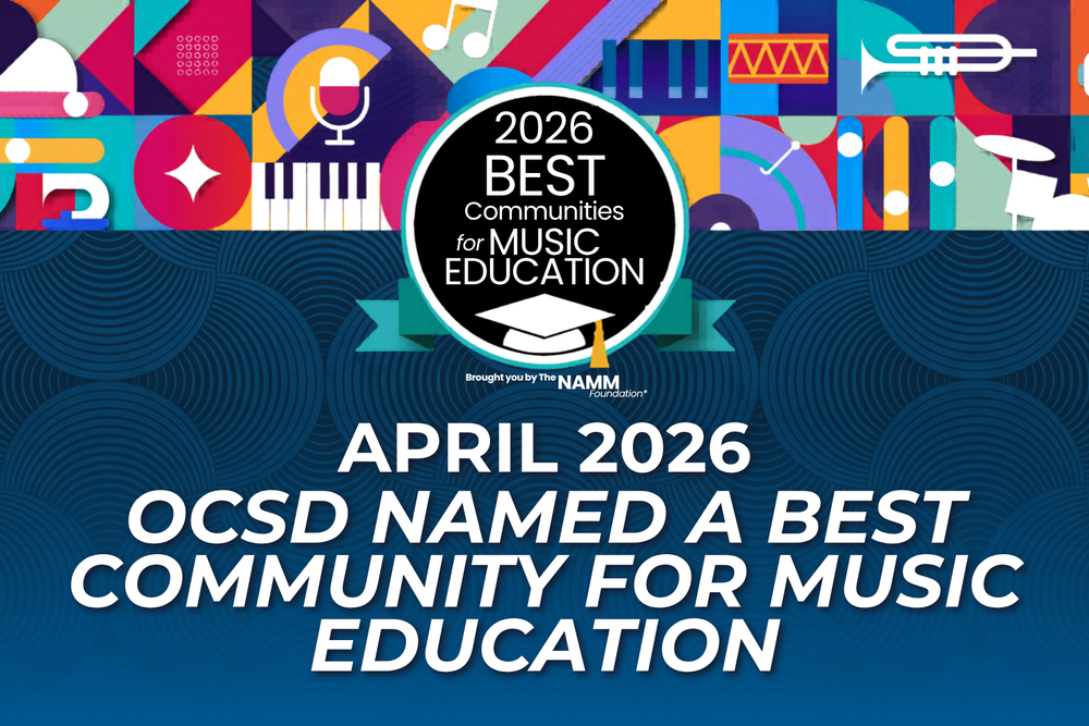 OCSD Named a Best Community for Music Education