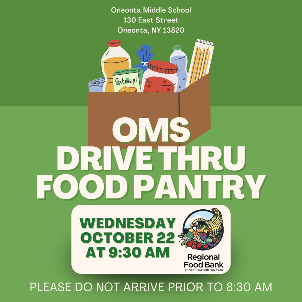 OMS Drive Thru Food Pantry 10/22/25 at 9:30 AM