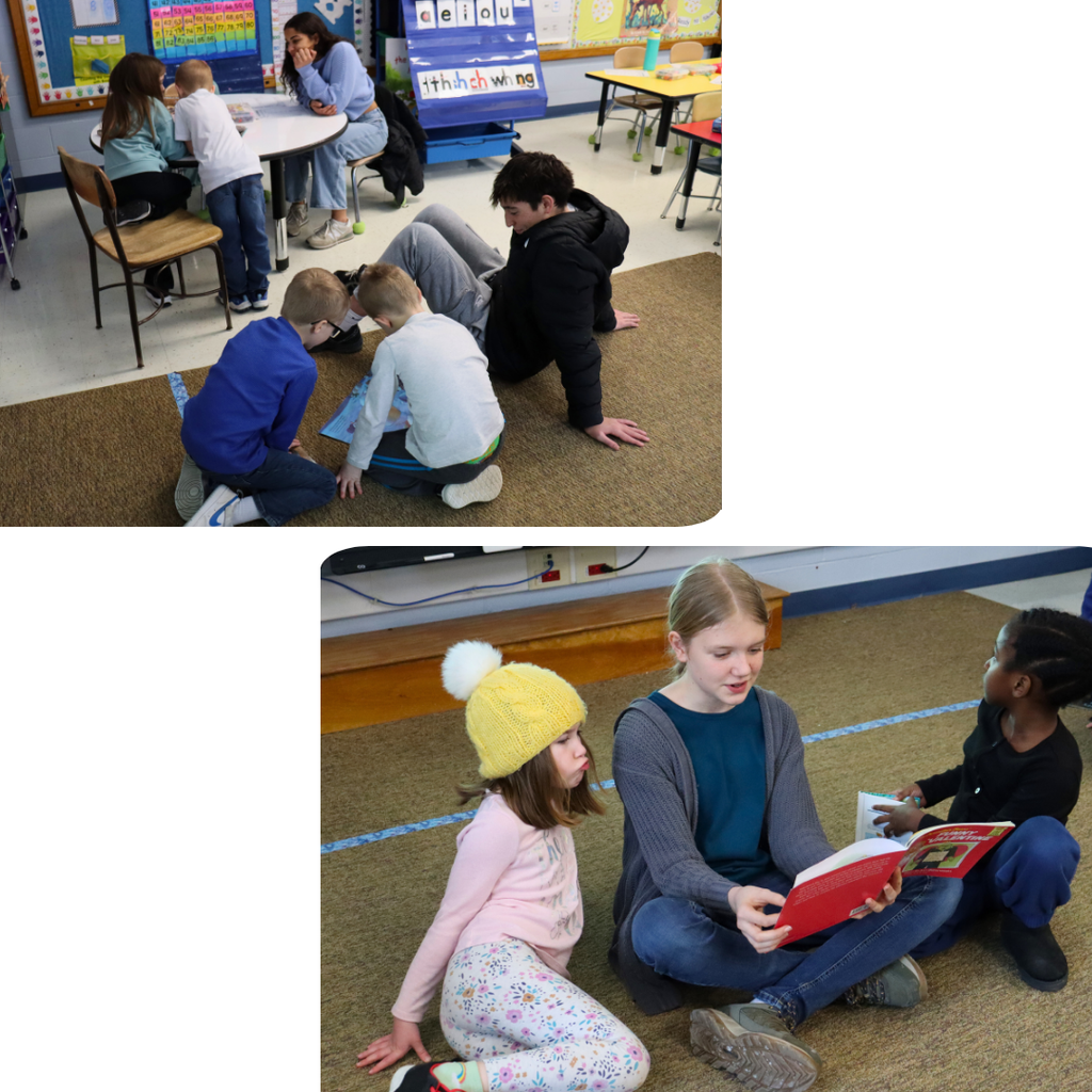 This afternoon, students from Oneonta High School’s Real Readers Club and Varsity Book Club visited Greater Plains to spend time reading with our 1st graders. The visit was filled with enthusiasm and meaningful interaction. While our younger Yellowjackets enjoyed listening to stories, many were especially eager to read aloud to the high school students, proudly sharing their developing skills and confidence. Moments like these highlight the value of cross-grade connections and the positive impact older students can have as role models. It was a wonderful afternoon centered on literacy, leadership, and shared smiles.