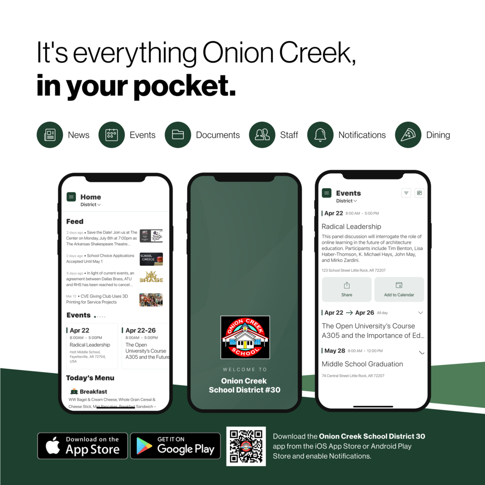 OC app promotional material