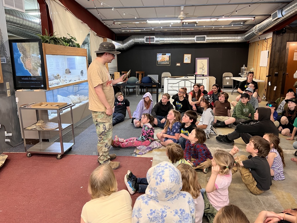Learning about the history from Andy