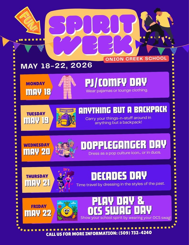 Spirit Week Flyer