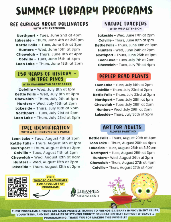 Library Program Schedule