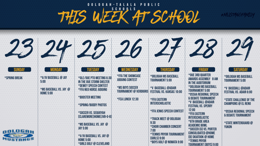Week at a Glance