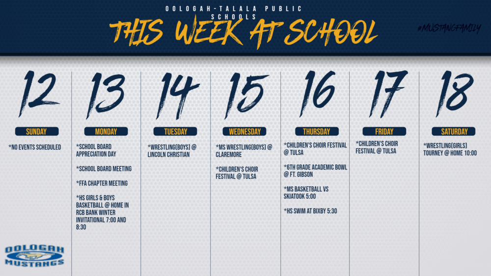 Week at a Glance