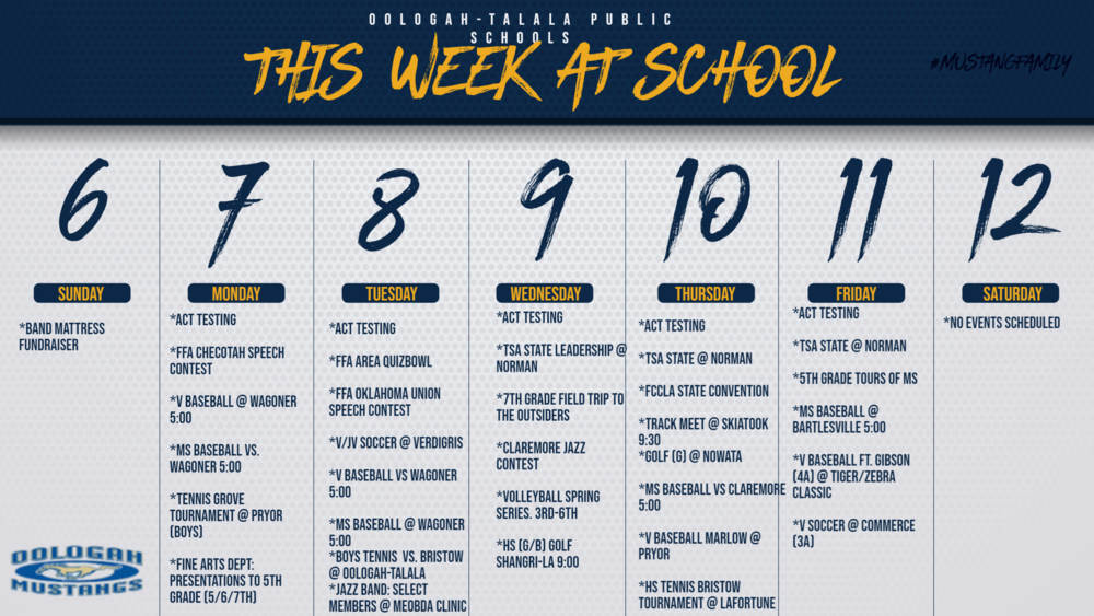 Week at a Glance