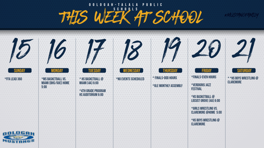 Week at a Glance