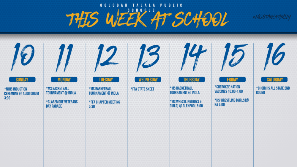 Week at a Glance