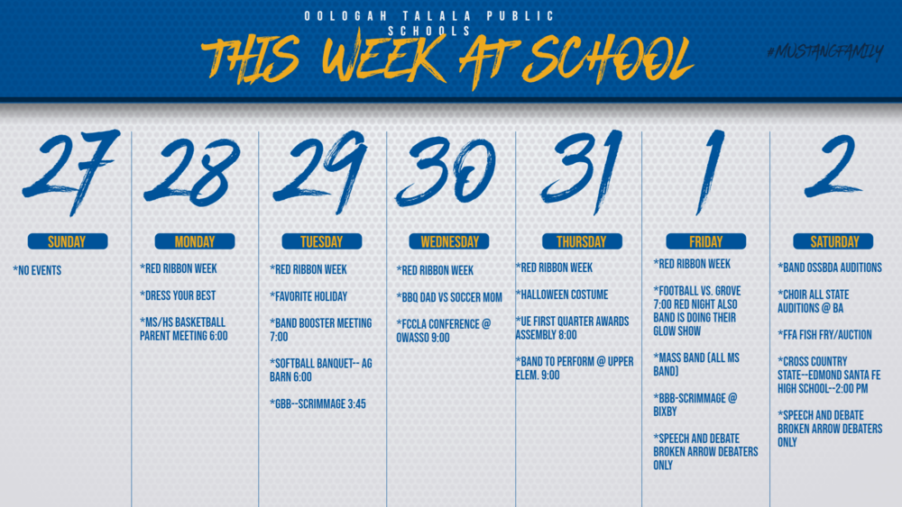 Week at a Glance