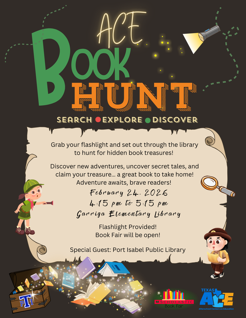 Garriga Book Hunt Flyer