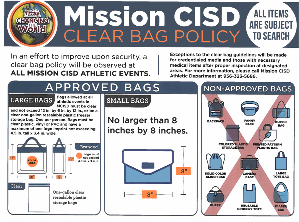 Mission Clear Bag