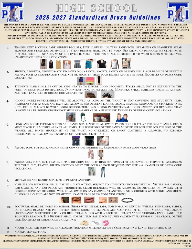 dress guidelines 