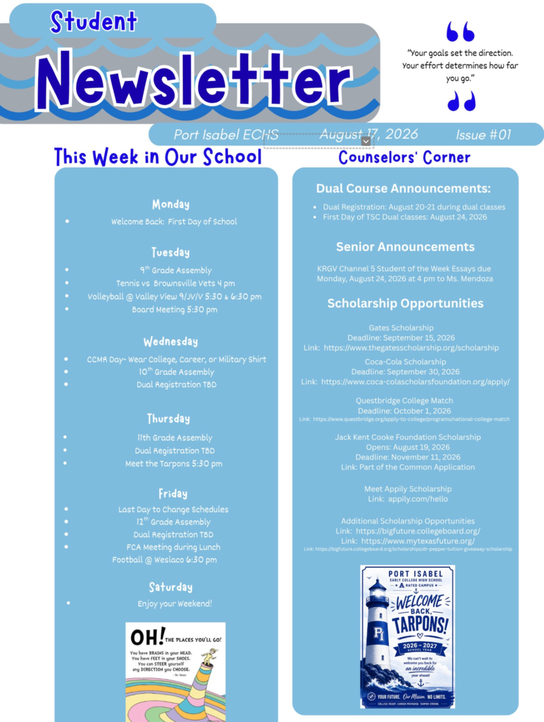 Student Newsletter