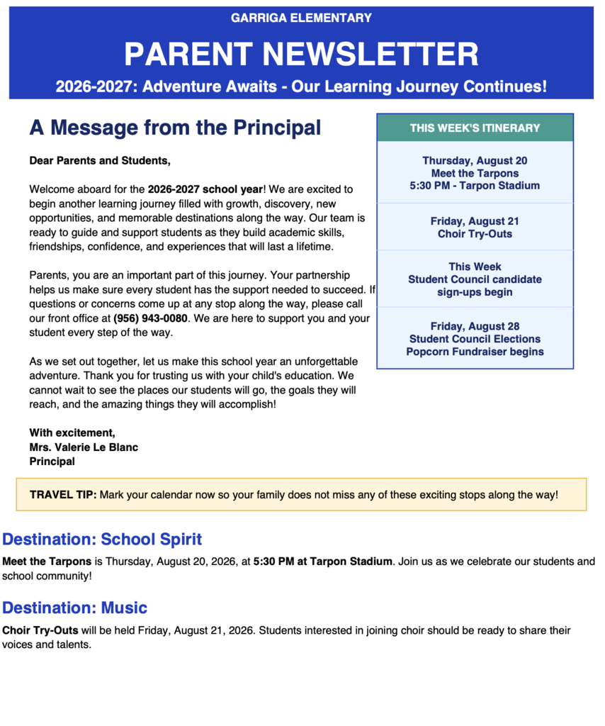 newsletter