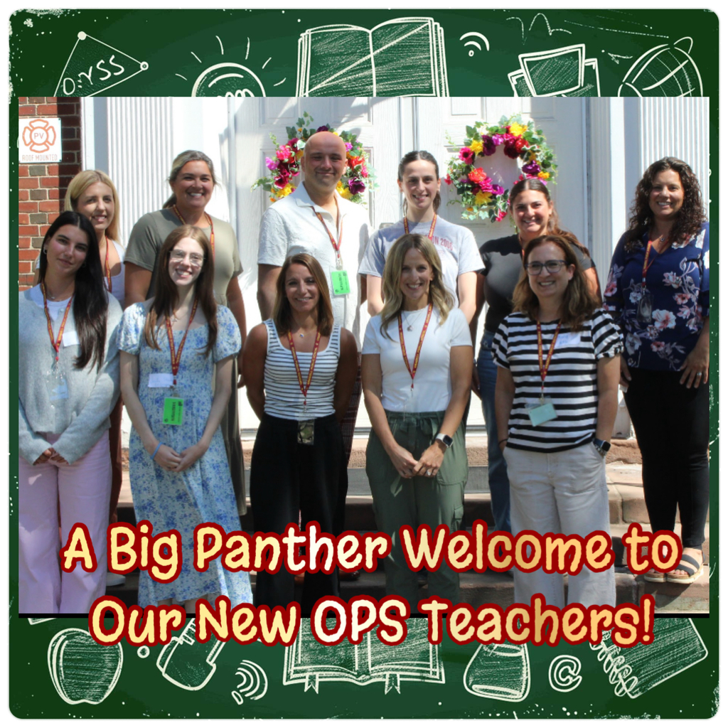 New teachers on steps
