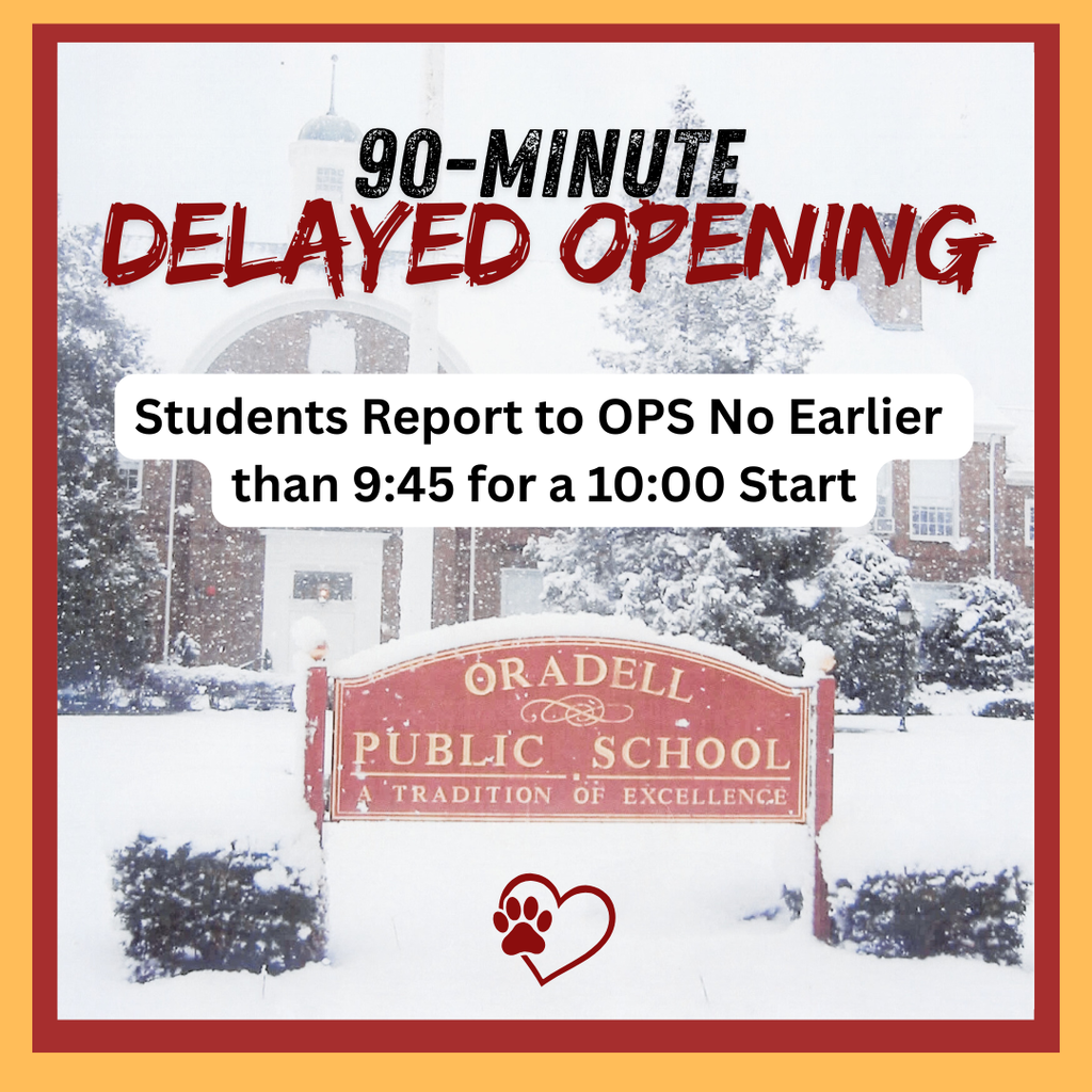 OPS Delayed Opening on 1/27/26
