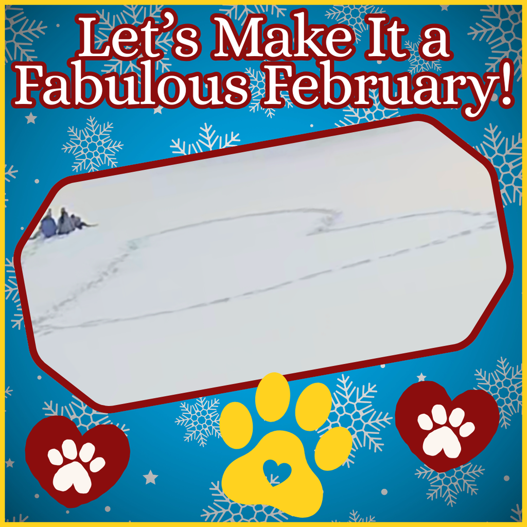 Photo of Heart made in snow on the OPS field