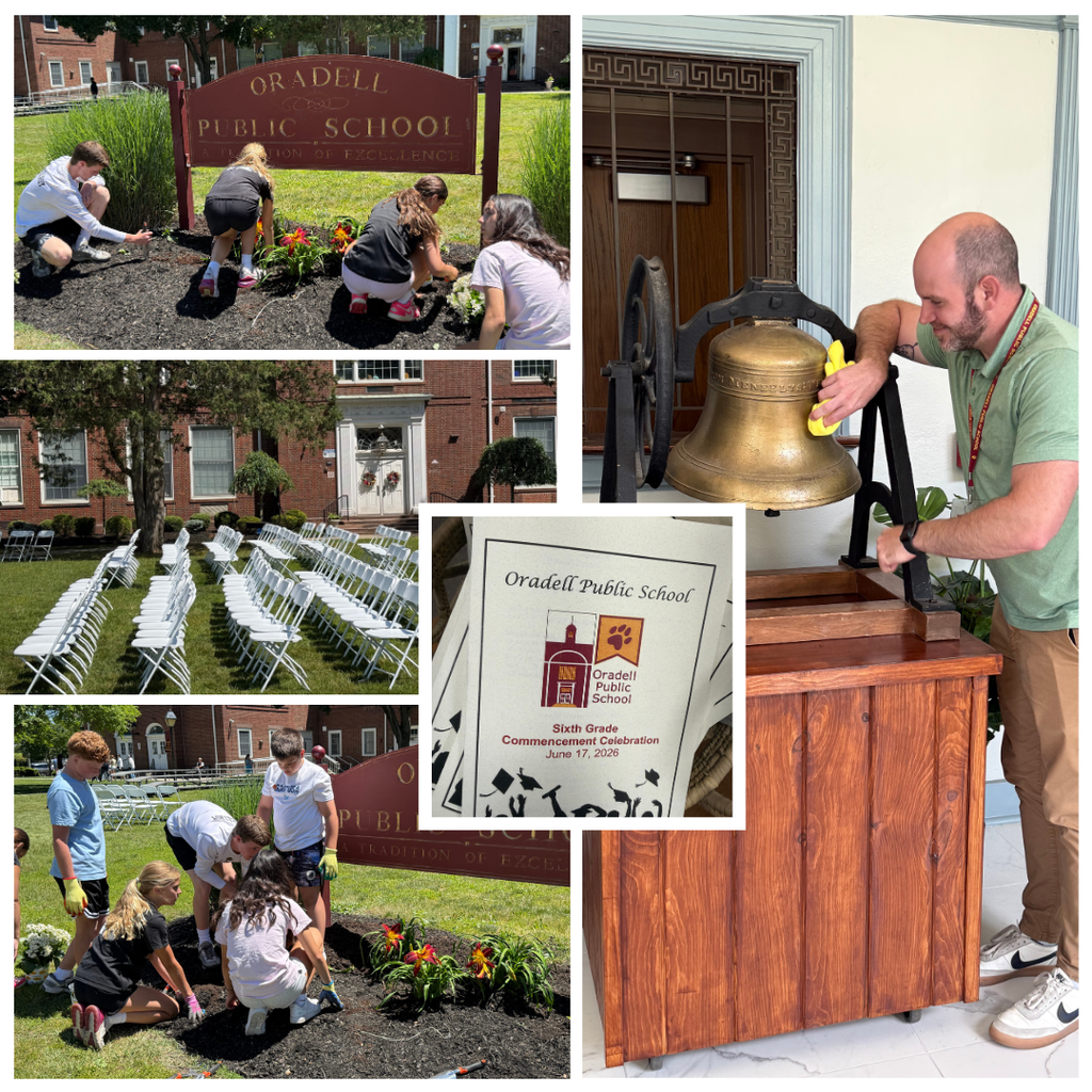 Photos of Commencement Preparation