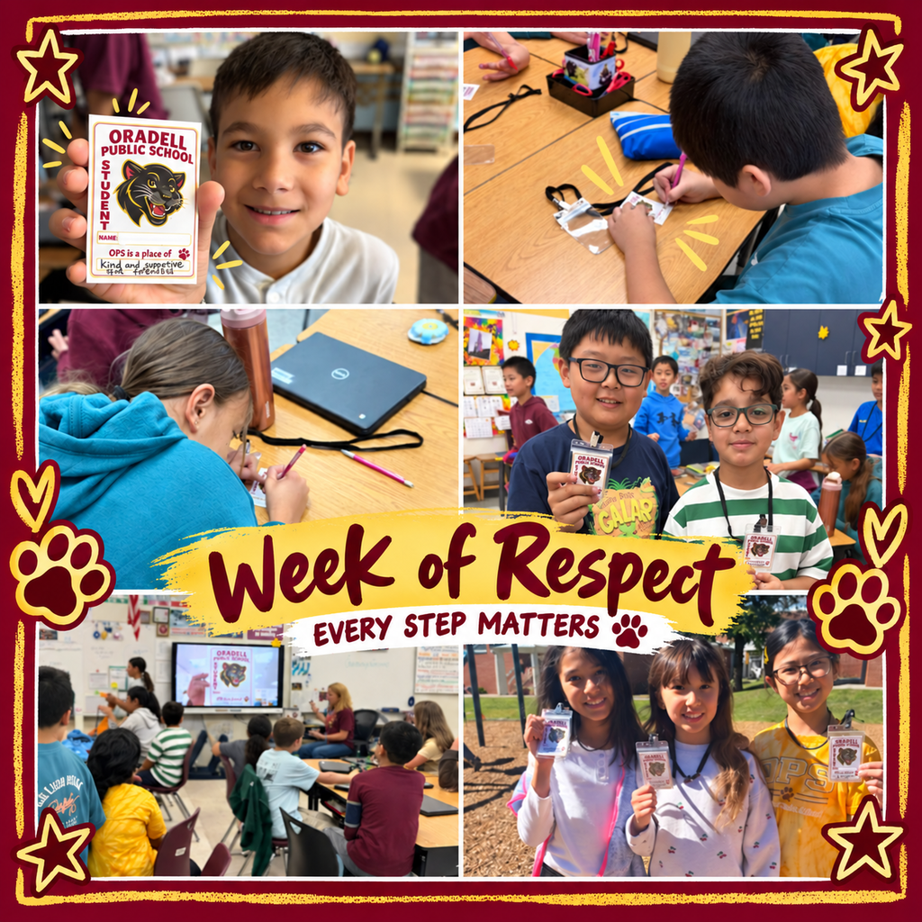 Students made their own IDs for Week of Respect