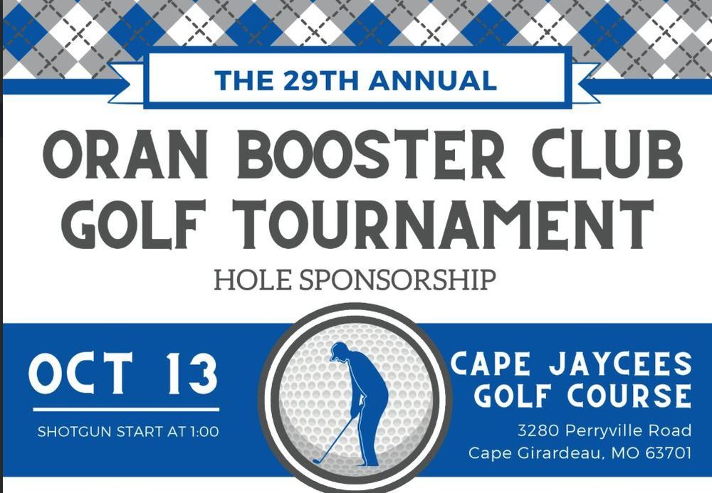 Golf tournament flyer