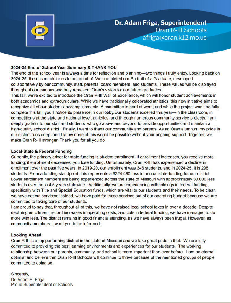 summer newsletter